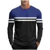 Camiseta de color personalizada para hombre, de manga larga, de algodón liso, holgada y extragrande - Product Image 5
