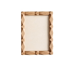 <b>Picture</b> <b>Frame</b> Geometric Textured <b>Frame</b> Wholesale Photo <b>Frames</b> Natural Carved Wood <b>Picture</b> <b>Frame</b> for Home Decor Bulk Price - Product Image 1
