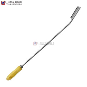 Râpe dentaire équine en acier inoxydable, manuelle, réglable, avec manche en bois, instrument professionnel de dentisterie équine, conforme aux normes MOL - Product Image 3