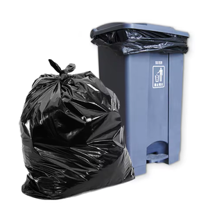 Bin Guard Calidad Premium 40*46cm 120 Micron Negro HDPE/LDPE Reciclable Sellado térmico Rollo de basura Personalizable 55-60 Galones Bajo MOQ - Product Image 1