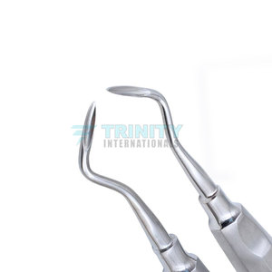 Élévateur dentaire manuel ergonomique professionnel à pointe courbée pour extraction chirurgicale des racines dentaires - Product Image 6