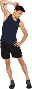 Débardeur Homme Rafraîchissant en Modal Respirant à Épaules Larges pour la Gym, l'Extérieur et la Plage – Imprimé Uni en Dentelle, Polyester, Coton, Spandex - Product Image 5