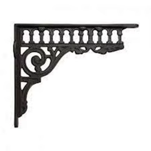 Antique Cast Iron <b>Victorian</b> Shelf Bracket Decorative Wall Mounted Heavy Duty Support Rustic Furniture Hardware | Classic Designs - Product Image 3
