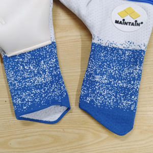 Gants de gardien de but de football unisexes en cuir respirant de haute qualité avec fermeture auto-agrippante, modèle MS-GKG-0003 MAINTAIN SPORTS, vente en gros - Product Image 6