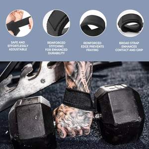 Sangle de Soutien du Poignet en Néoprène Élastique en Forme de 8 pour la Musculation et le Fitness, Haute Extensibilité, Prise Sportive GO FIT IT - Product Image 3