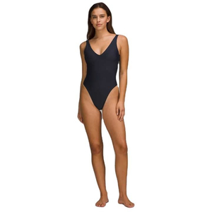 New Top Trending Women's One Piece Swimdress Plaid Front Sleeveless Summer Casual Custom Printed Breathable Quick Dry Swimwear - Product Image 1