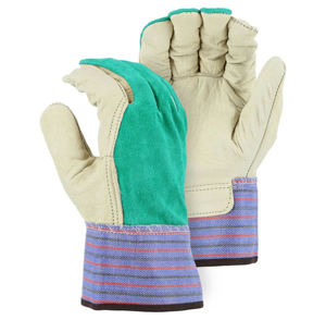 Gants de travail en cuir de vachette pleine fleur, durables, pour la sécurité industrielle, gants de travail canadiens, robustes, pour le jardinage - Product Image 5