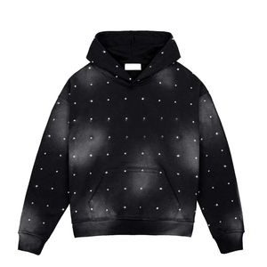 Sudaderas con Pedrería para Hombre, Lisas, Teñidas, de Invierno, Casuales, de Poliéster/Algodón, Ecológicas, Transpirables, Ligeras y de Alta Calidad - Product Image 1