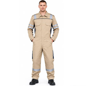Combinaison de travail de sécurité / Vêtement de travail avec bandes réfléchissantes / Combinaison de sécurité pour hommes la plus vendue pour les travaux de construction - Product Image 3