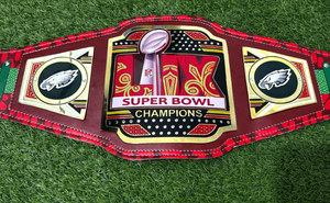 Ceinture de championnat LIX des Philadelphia Eagles, taille adulte, modèle Legacy, en alliage de zinc de qualité supérieure, 2mm/4mm, taille haute - Product Image 2