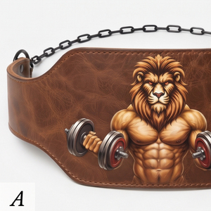 Ceinture de dips réglable et rembourrée avec chaîne pour exercices de musculation à corps libre, ceinture de dips professionnelle et robuste - Product Image 3