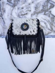 Nouveau designer femmes sacs à main sacs à main sac à bandoulière cuir de vachette cheveux sur la peau sac fait main - Product Image 4