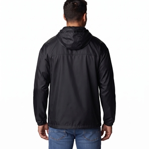Men's Stand Collar Windproof Windbreaker <b>Jacket</b> Black Orange Zipper Casual Autumn Wear Windbreaker <b>jacket</b> for Men With OEM - Product Image 2