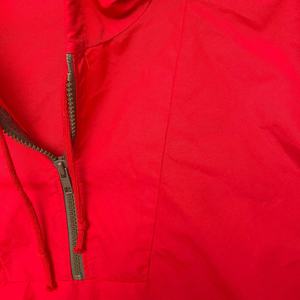 Veste de pluie sportive rouge pour homme, coupe-vent, pull-over décontracté, grande taille, coton, imperméable, réversible, automne - Product Image 3