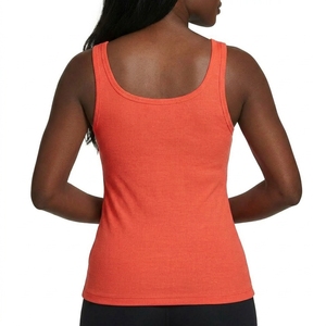 Ribbed Tank <b>Top</b> Sleeveless Scoop Neck Fitted Knit Daily Wear Comfortable Casual Soft Custom OEM Wholesale Manufacturer - Product Image 3