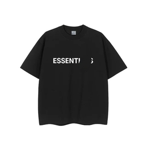 Camiseta Essentials Fear 1D con estampado de letras para hombre, manga corta, cuello redondo, informal, corte regular, algodón tipo jersey - Product Image 2