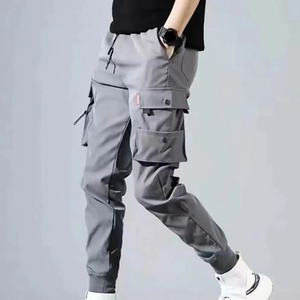 Outdoor Pants Cargo Casual Breathable Woven Nylon Plain Dyed Canvas Jogger Comfortable Cargo Pant for Men with cheap quality - Product Image 4