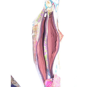 Assorted Fabric Ladies Handbags Printed Cotton <b>Zip</b> Shopping <b>Bag</b> Stylish Lightweight Reusable <b>Tote</b> for Evening Wear Casual Outing - Product Image 4