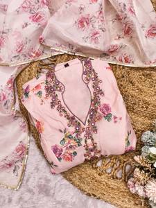 ชุดเดรสผ้าไหมพิมพ์ลายดิจิทัล Tebby สำหรับงานหรูหรา - Product Image 4