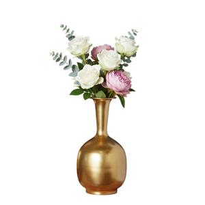 Jarrones decorativos de hierro con acabado de latón antiguo para suelo y mesa, de la más alta calidad, hechos a mano, de metal martillado, para decoración de hoteles. - Product Image 3