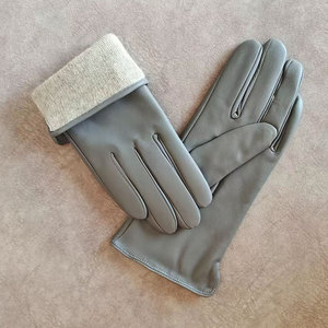 Gants d'hiver décontractés pour femmes, en laine colorée, avec poignets en tissu, compatibles avec les écrans tactiles, respirants, extra-larges, pour la salle de sport et le fitness - Product Image 3