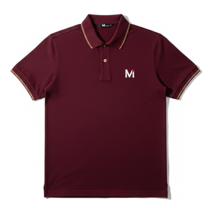 Camisa de Algodón de Alta Calidad para Hombre, con Logotipo Personalizado Bordado, Tejido Piqué Transpirable, Manga Corta, Estilo Casual de Negocios, Color Sólido - Product Image 1