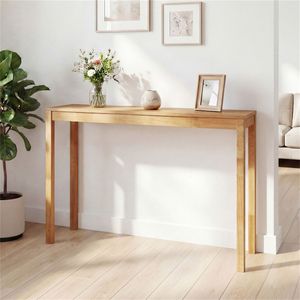 Consolle stretta in legno massello da 48 pollici per ingresso e divano, ideale per casa e magazzino - Product Image 3