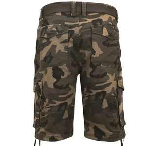 Shorts cargo pour hommes, couleur unie, logo personnalisé, fabrication en usine, vente en gros OEM, 100% coton, multi-poches, imperméables, séchage rapide - Product Image 5