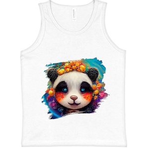 Tops Tanktops 100% cotton s/<b>j</b> 160 gsm solid color, colorful, digital print casual style printed casual supplier from Bangladesh. - Product Image 5