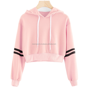 Wholesale Rate New Design <b>Winter</b> Warm Women Crop <b>Top</b> Hoodie Factory Outlet Regular Size Women Crop <b>Top</b> Hoodie - Product Image 2