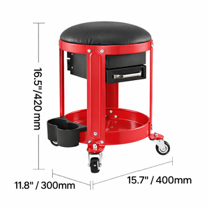 Rolling Padded Seat <b>Storage</b> Cabinet Tool Board Cold Rolled Steel Customizable Waterproof Portable Easily Assembled GAPGAR038 - Product Image 4