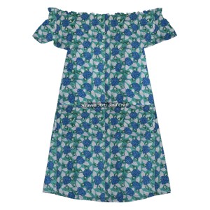 New Soft Hand <b>Block</b> <b>Print</b> Cotton Fabric Wedding Off Shoulder Dress Evening Gown Cotton Fabric 2026 Spring New Dress - Product Image 3