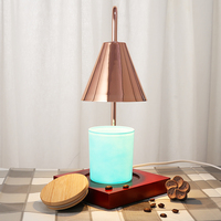 Couvercle en bambou en bois coloré de luxe d'impression personnalisée écologique avec couvercle en bambou bouteille en verre