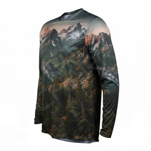 เสื้อเจอร์ซีย์ MX ที่ใส่สบายและระบายอากาศได้ดี สำหรับมอเตอร์ไซค์ BMX ออฟโรด ภูเขา MTB BMX เอนดูโร่ ชุดกีฬาสำหรับแข่งขัน พร้อมบริการพิมพ์ลาย - Product Image 2