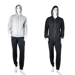 Sudadera con Capucha y Cremallera para Hombre, Color Sólido, Corte Holgado, Ropa Casual, 100% Algodón Felpa, Transpirable, 180g, Ropa de Primavera - Product Image 2