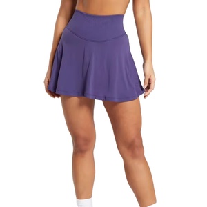 Falda de golf y tenis informal de cintura alta para adultos, ropa deportiva de algodón transpirable con bolsillos, pantalones cortos sexis para mujer - Product Image 1