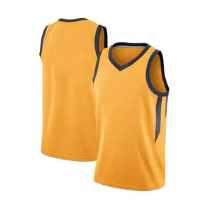 Nueva camiseta de baloncesto de poliéster para hombre, con paneles laterales de doble costura que brindan soporte y flexibilidad para el movimiento. - Product Image 6