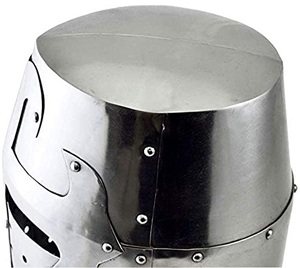 Casco Templario Medieval de Acero Suave con Diseño de Cruz, Pulido a Mano, Armadura de Cruzado, para Exhibición Histórica y Aniversario - Product Image 2