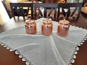 Handcrafted Vintage Copper <b>Kitchen</b> Canister <b>Storage</b> Pot Pantry Container Dry Fruit Holder Tea Coffee Spice Vessel Decorative <b>Jar</b> - Product Image 2