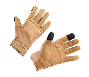 Gants de karting en cuir résistants aux coupures, aux perforations et à l'eau, confortables, à doigts entiers avec fermeture auto-agrippante - Product Image 3