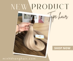 100% Cuticle Aligned Light Color Straight Virgin Vietnam Single Weft Tape-In Hair Extensions Single Donor <b>Bleached</b> Grade Hair - Product Image 3