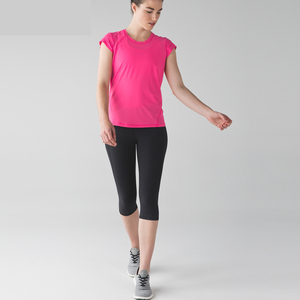 Conjuntos Deportivos Personalizables de Secado Rápido OEM de Alta Calidad para Mujer, Camisetas Casuales de Invierno, Conjunto de Dos Piezas Corto - Product Image 5