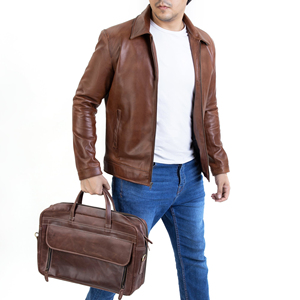 Customer Demanding <b>Winter</b> <b>Leather</b> <b>Jacket</b> for Men Soft Durable High Quality Modern Classic Outerwear Front Logo - Product Image 4