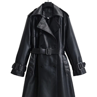 Manteaux longs exclusifs en cuir de vachette pour femmes – Blousons en cuir véritable tendance pour l'hiver – Manteau long en peau de mouton pour femmes