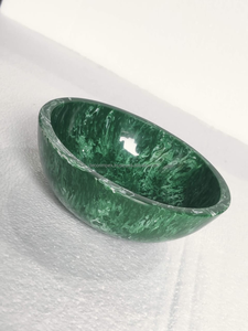 Beautiful Top Trending Resin Handmade Resin Fruit Salad Bowl With Marble Texture Tableware Home <b>Decorations</b> - Product Image 2