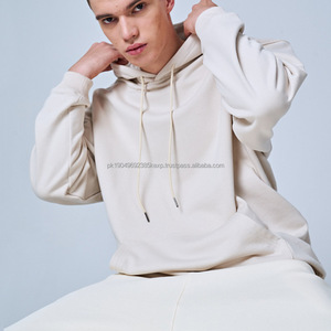 Sweat à capuche oversize en molleton épais 100% coton de haute qualité pour homme, personnalisable avec logo - Product Image 1