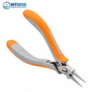 Alicates Profesionales de Punta Redonda para Joyería, Alicates de Precisión de Acero Inoxidable para Abalorios con Mango Ergonómico Antideslizante - Product Image 1