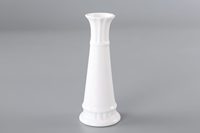 Vase en porcelaine semi-texturée, récipient à fleurs en céramique artisanal pour la décoration intérieure et centre de table