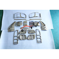 Calandre avant automobile avec éclairage LED pour HIACE 2014-2018, kit de mise à niveau des accessoires de calandre pour fourgonnette à carrosserie étroite, garniture de carrosserie automobile
