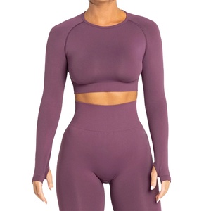 Offre Spéciale : Ensembles de Sport et Fitness Sans Couture Personnalisés pour Femmes, Tenues de Yoga Imprimées 100% Coton, Grandes Tailles, Mode Entraînement 2026 - Product Image 2